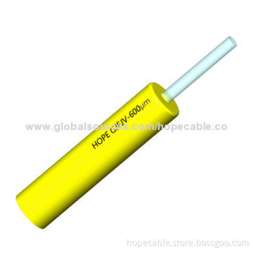 GJFJV-600UM Indoor Fiber-optic Cable, 0.6 Tight Buffer, Coating Layer, Cladding Layer